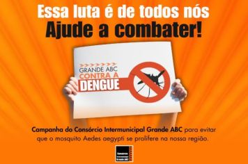 Consórcio ABC lança campanha regional de combate ao mosquito da dengue