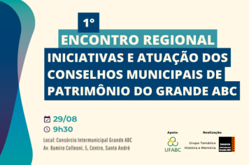 Consórcio ABC promove encontro regional com conselhos municipais de Patrimônio