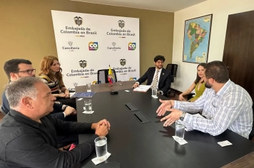 Grande ABC apresenta projeto de internacionalização à Embaixada da Colômbia