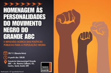 Consórcio ABC homenageia personalidades do Movimento Negro