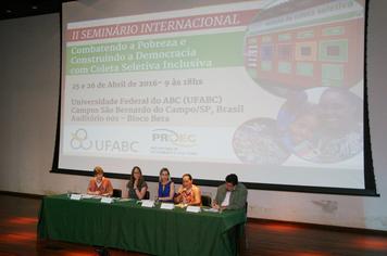 Seminário internacional debate inclusão social de catadores no ABC