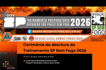 Grande ABC recebe treinamento estadual para prevenção e combate a incêndios