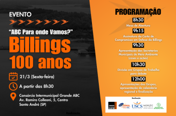 Centenário da Billings é pauta de evento que debate futuro da represa