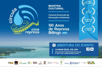 Circula Cine Represa celebra 100 anos a Billings