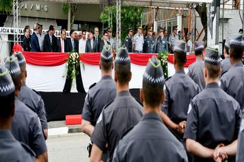 Prefeitos acompanham troca do comando da PM no ABC