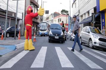 Ações do Maio Amarelo conscientizam população sobre segurança no trânsito do Grande ABC