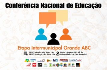 Grande ABC realiza etapa intermunicipal da Conferência Nacional de Educação