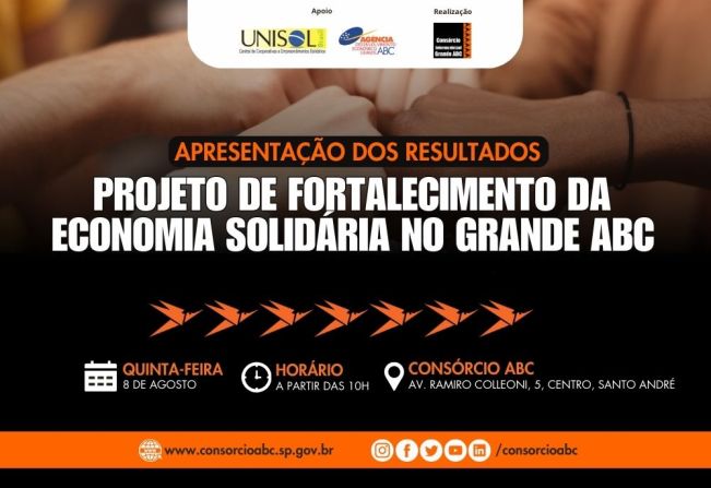 Grande ABC apresenta projeto de fortalecimento da Economia Solidária 