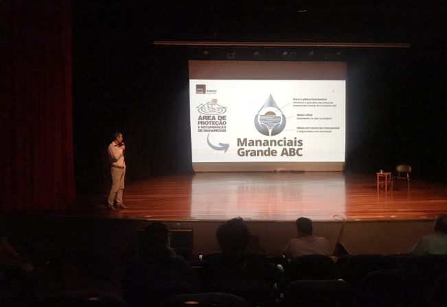 Consórcio ABC apresenta projeto de sinalização de mananciais em evento de aniversário da Billings