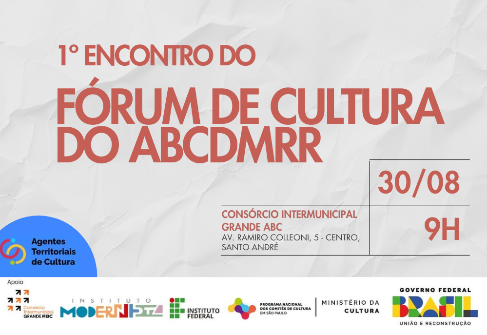 Consórcio ABC recebe 1º Encontro do Fórum de Cultura