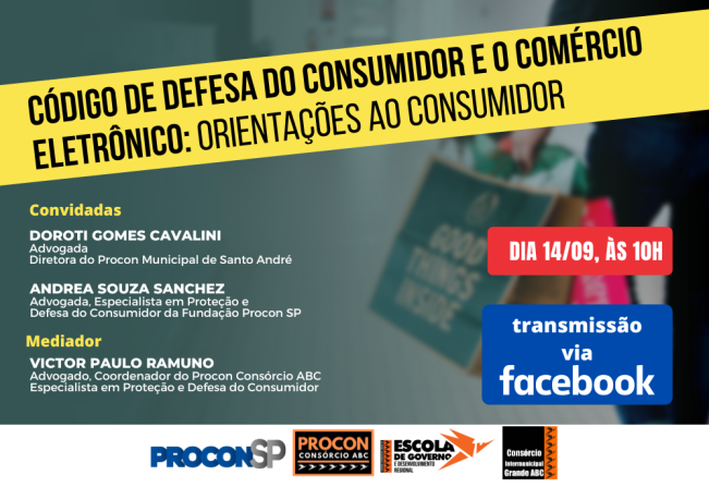 Consórcio ABC promove live sobre Código de Defesa do Consumidor