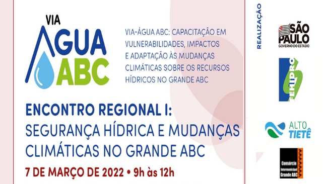 Consórcio ABC participa de encontro regional sobre segurança hídrica e mudanças climáticas