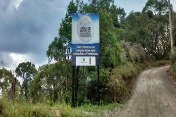 Áreas de manancial do ABC ganham placas de sinalização