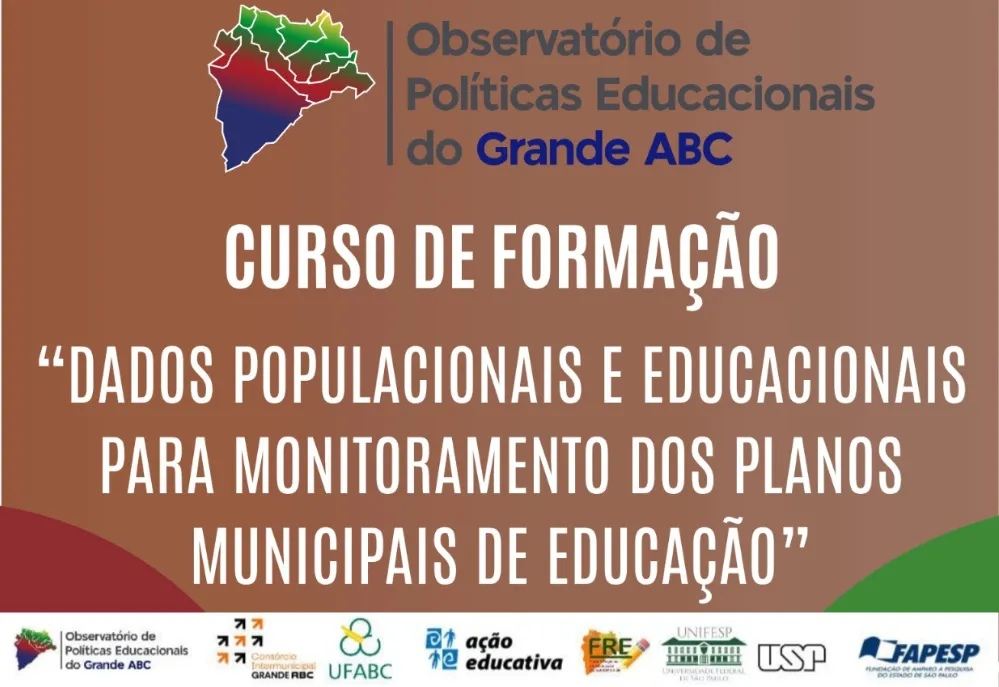 Observatório do Grande ABC abre inscrições para curso sobre Planos Municipais de Educação