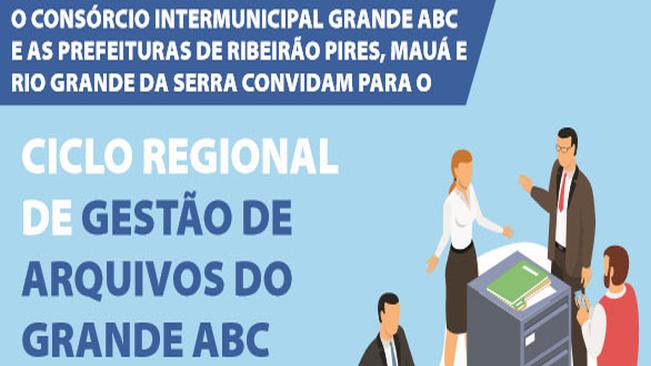 Segundo Encontro do Ciclo Regional de Gestão de Arquivos  do Grande ABC tem inscrições abertas